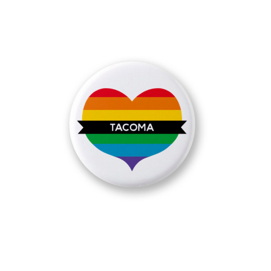 Tacoma Pride Button Pin