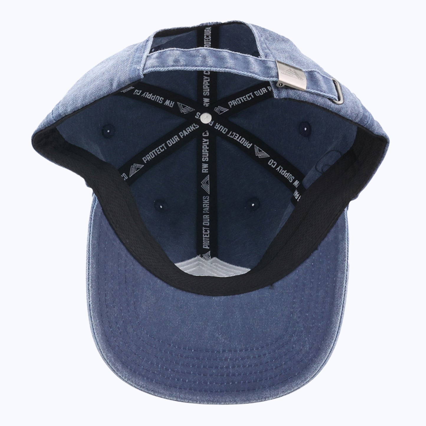 Logo Vintage Wash Dad Cap - Denim
