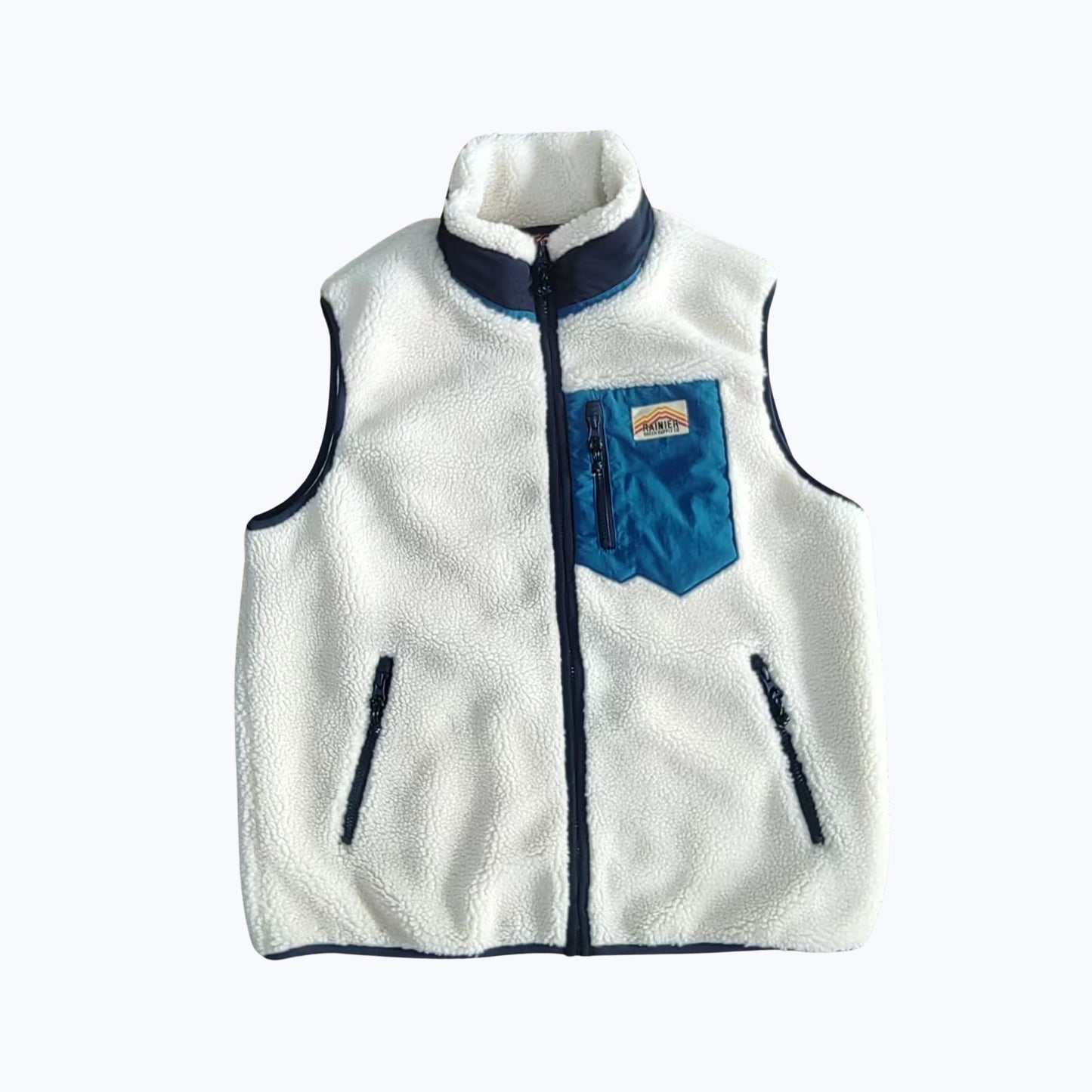 Turbo SuperFleece Vest - Cream (Lined Recycled Fleece)