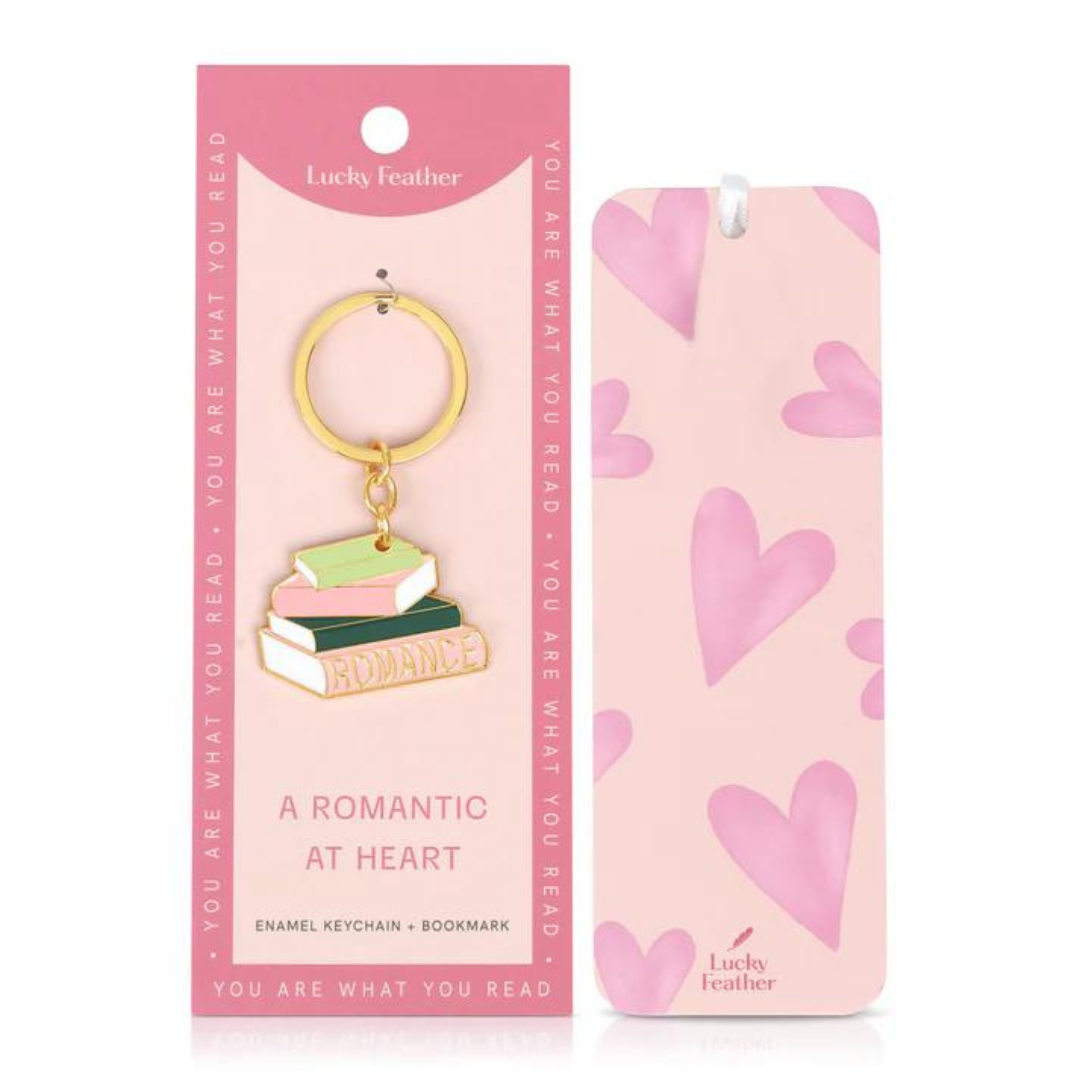 Bookmark & Keychain Set - Romance