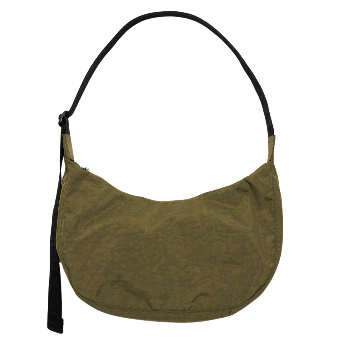 Baggu Medium Nylon Crescent Bag - Seaweed