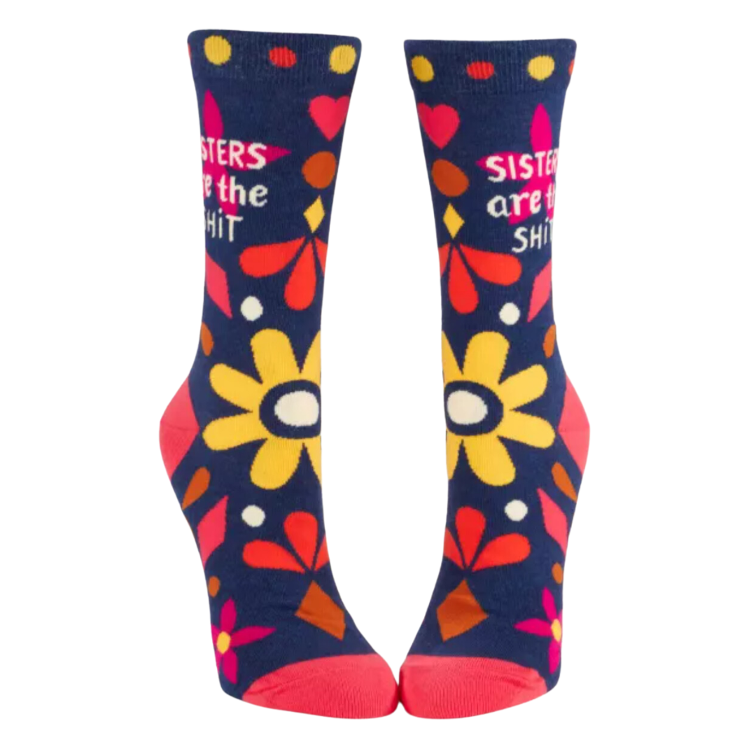 Sisters Are The Sh*t Crew Socks