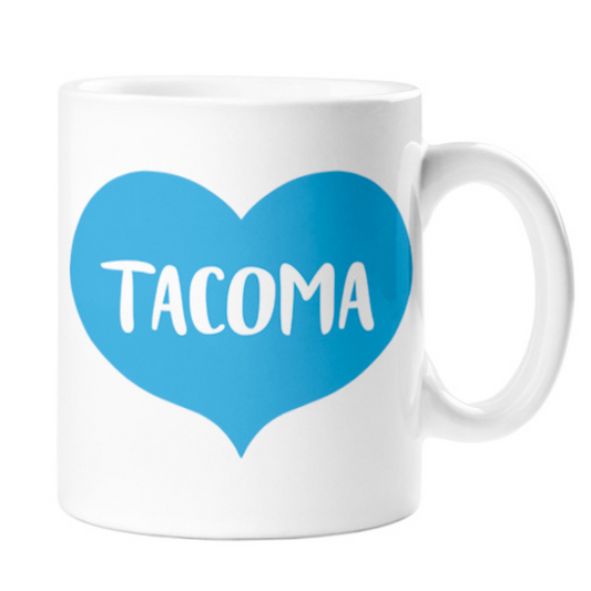 Big Sky Blue Heart for Tacoma Mug