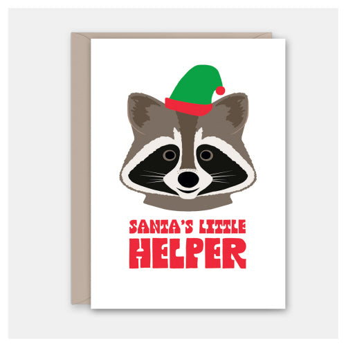 Holiday Card - Raccoon
