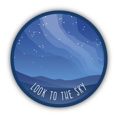 Look to the Sky Sticker