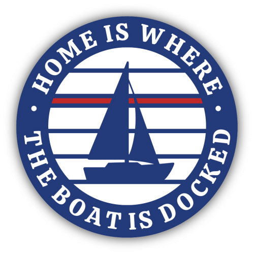 Home Boat Sticker