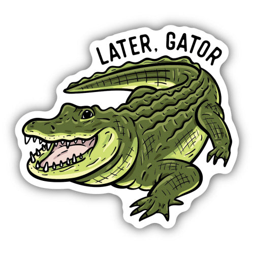 Later Gator Sketch Sticker