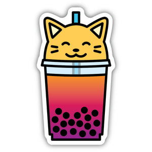 Cat Boba Sticker