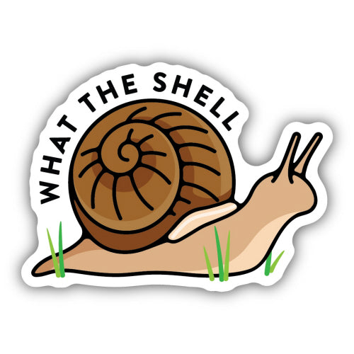 What the Shell Snail Sticker
