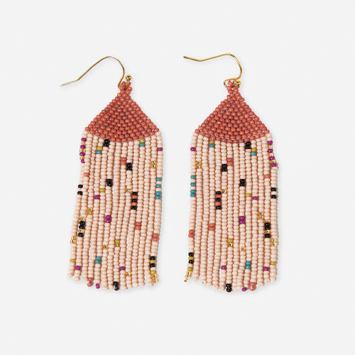 Agnes Confetti Desert Beaded Earrings