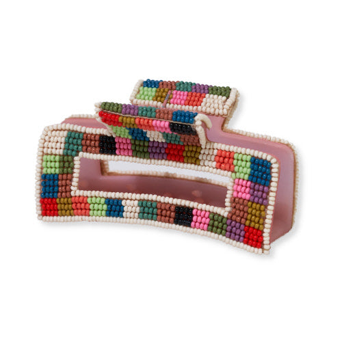 Lola Multi-Color Checked Claw