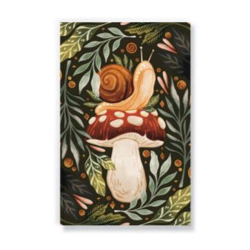 Classic Layflat Notebook - Snail & Mushroom