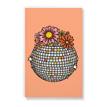 Classic Layflat Notebook - Disco Ball