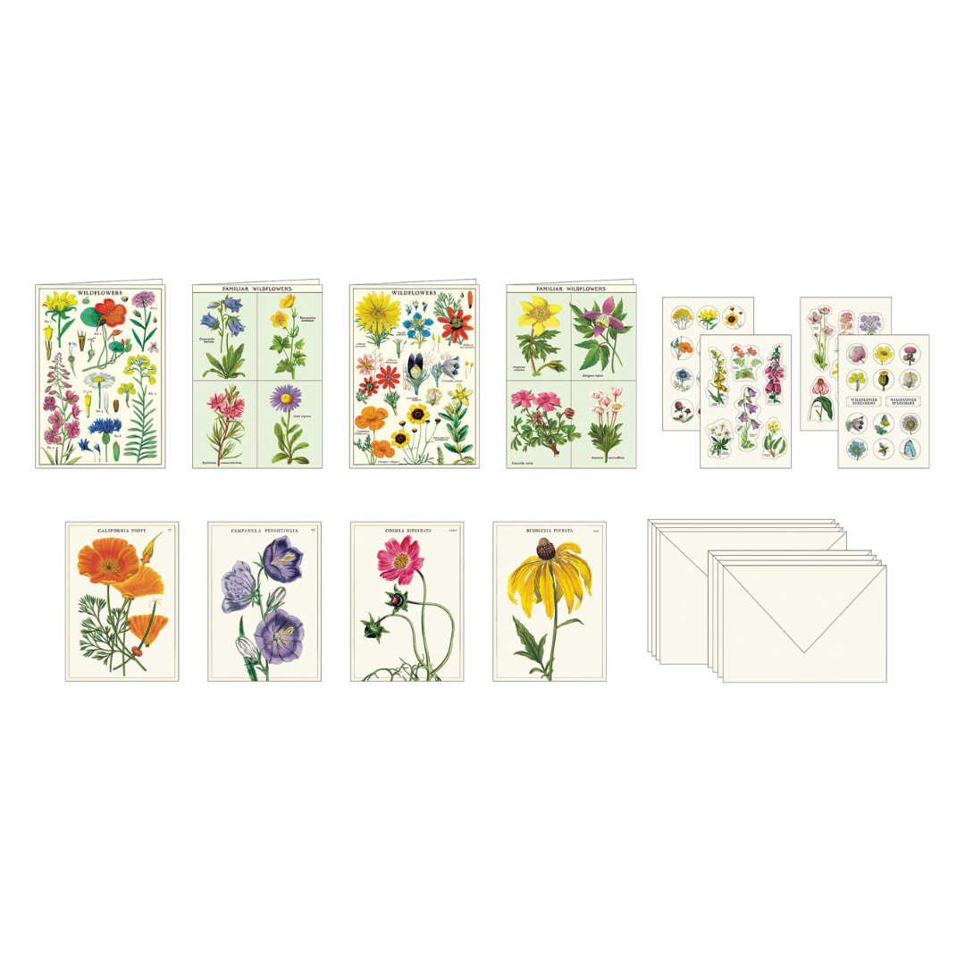 Cavallini & Co. Stationery Set - Wildflowers