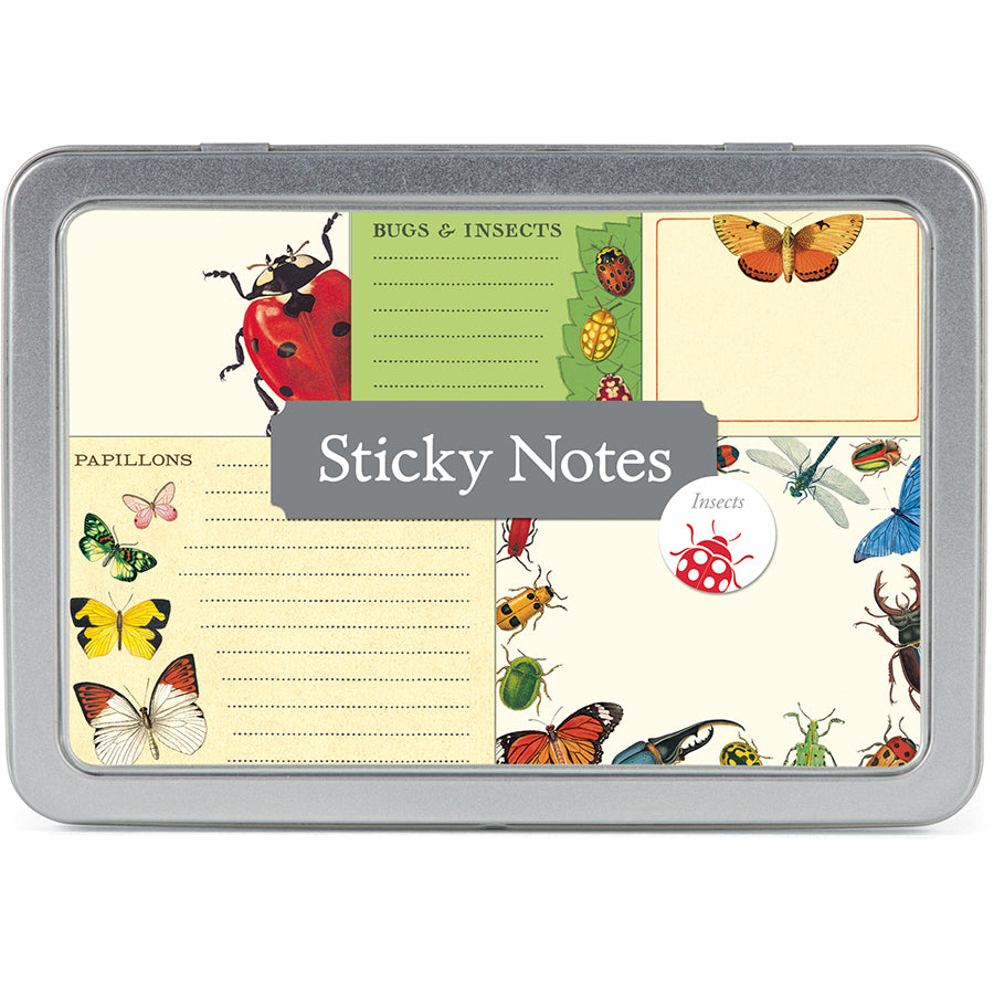 Cavallini & Co. Sticky Notes - Bugs & Insects