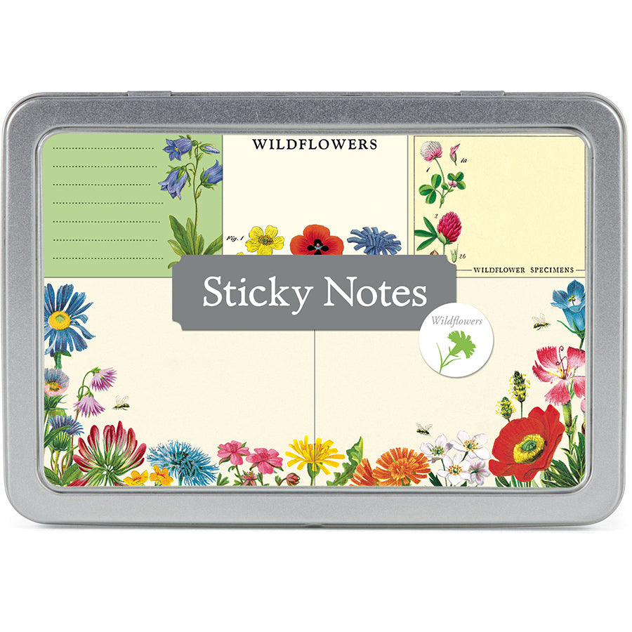 Cavallini & Co. Sticky Notes - Wildflowers