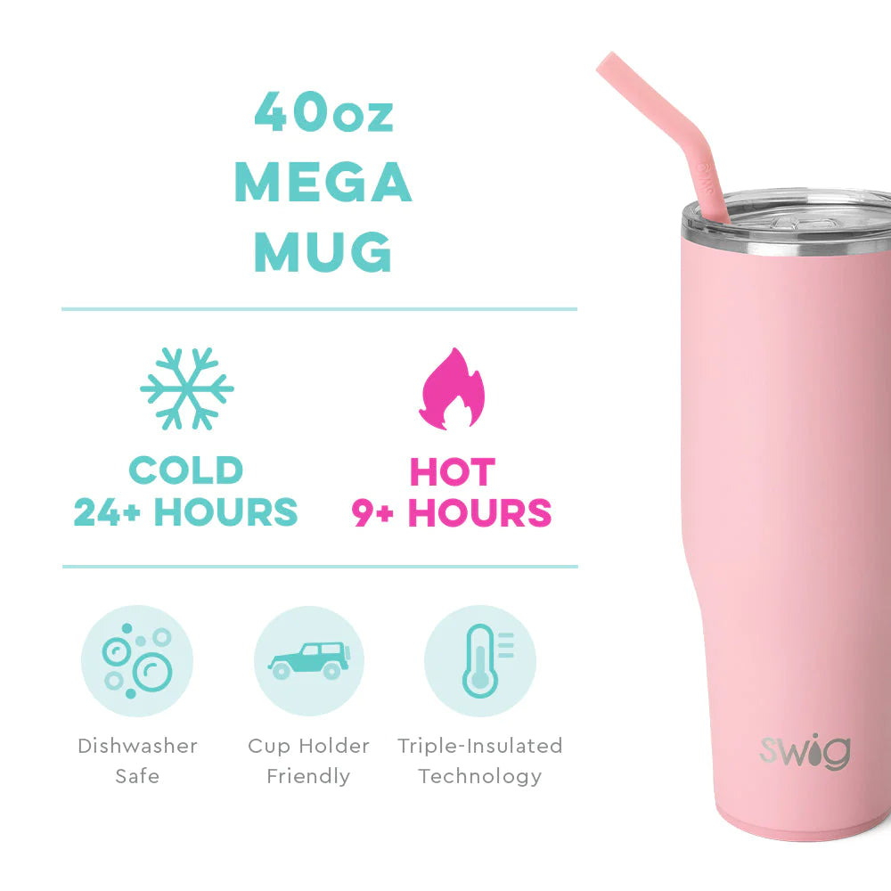 Swig Mega Mug (40oz) - Blush