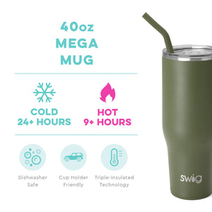 Swig Mega Mug (40oz) - Olive