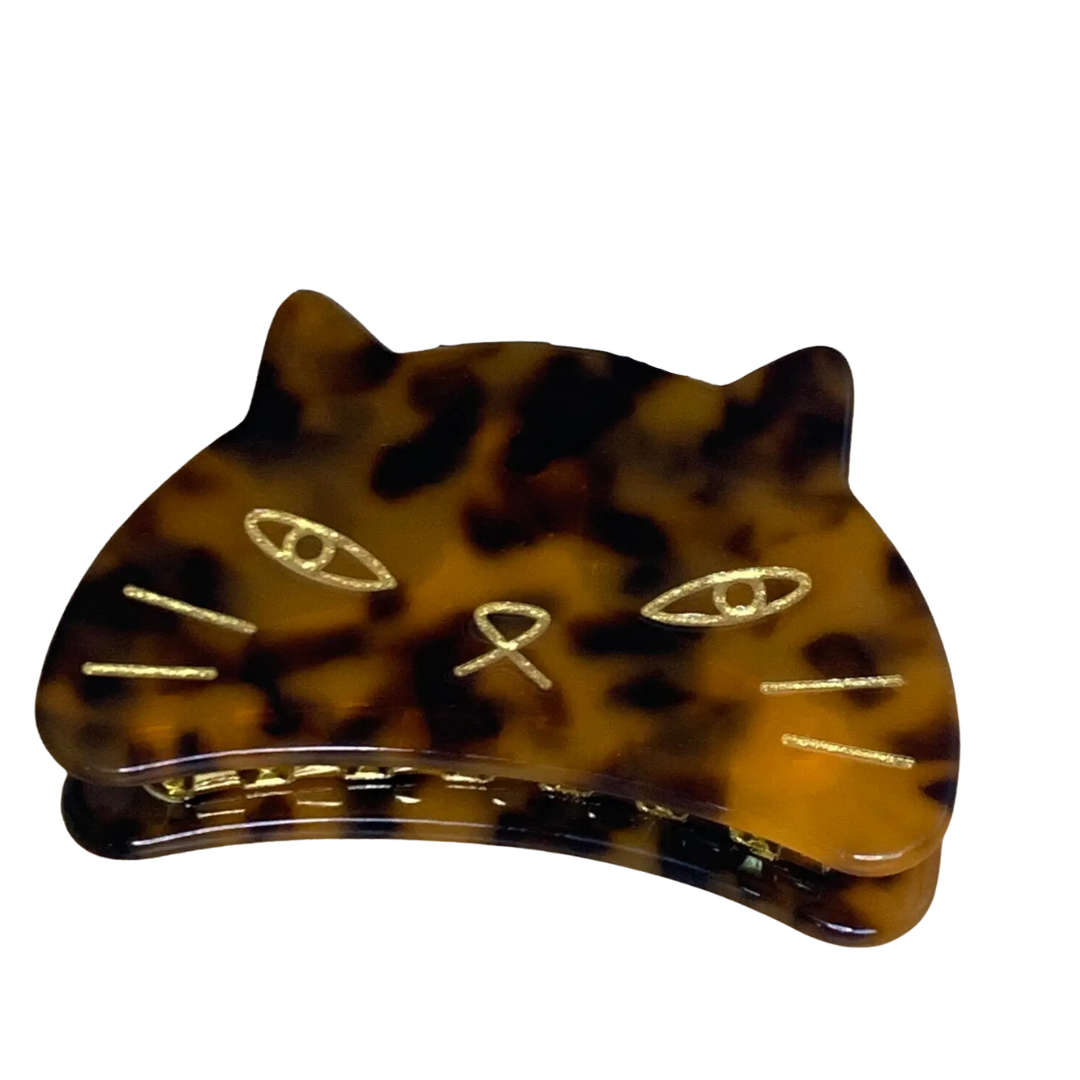 Hair Claw - Cat Head Tortoise