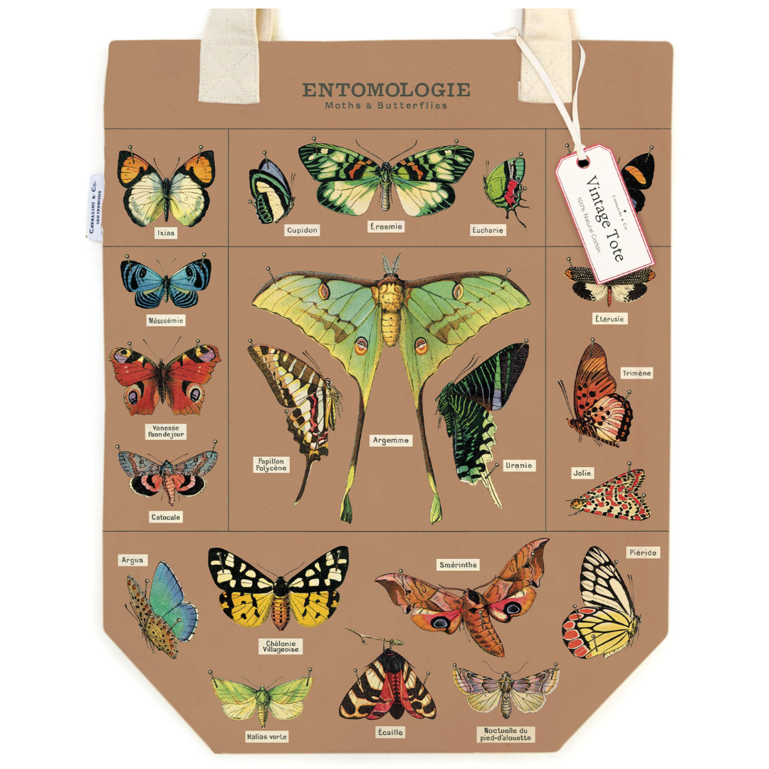 Cavallini & Co. Tote Bag - Entomology