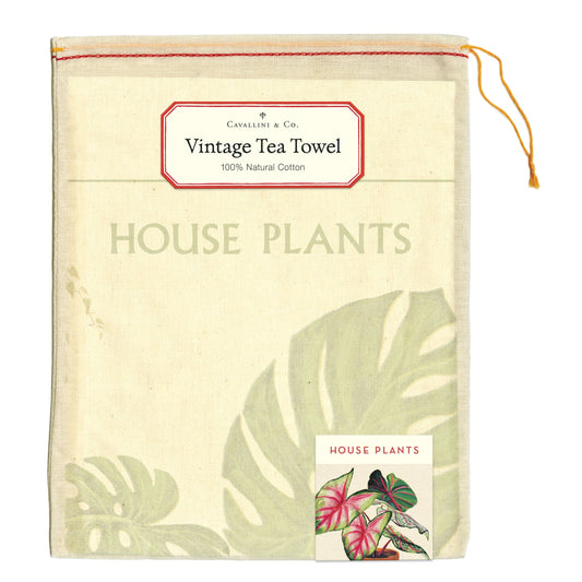 Cavallini & Co. Tea Towel - House Plants