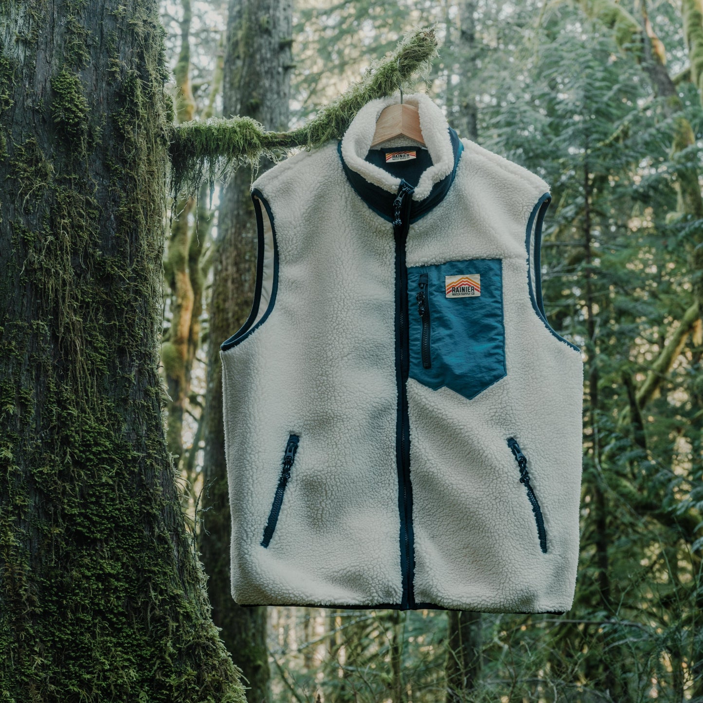 Turbo SuperFleece Vest - Cream (Lined Recycled Fleece)