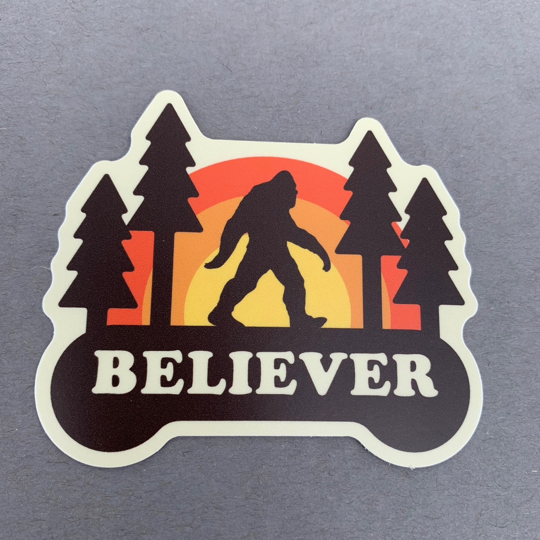 Sasquatch Believer Sticker