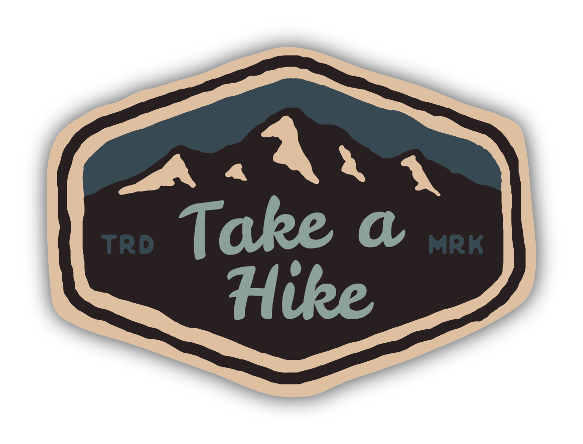 Mountain Range Sticker