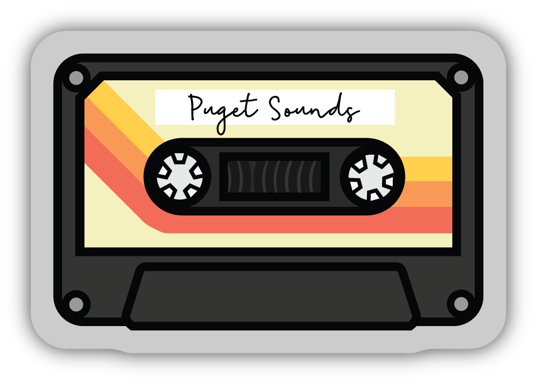 Puget Sounds ND/ Cassette Tape Sticker