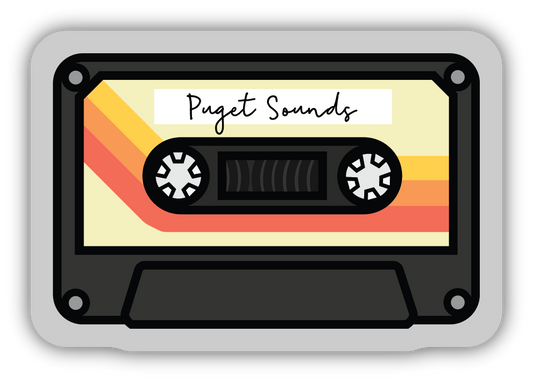 Puget Sounds ND/ Cassette Tape Sticker