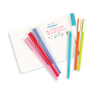 Fine Line Colored Gel Pens - Set of 6