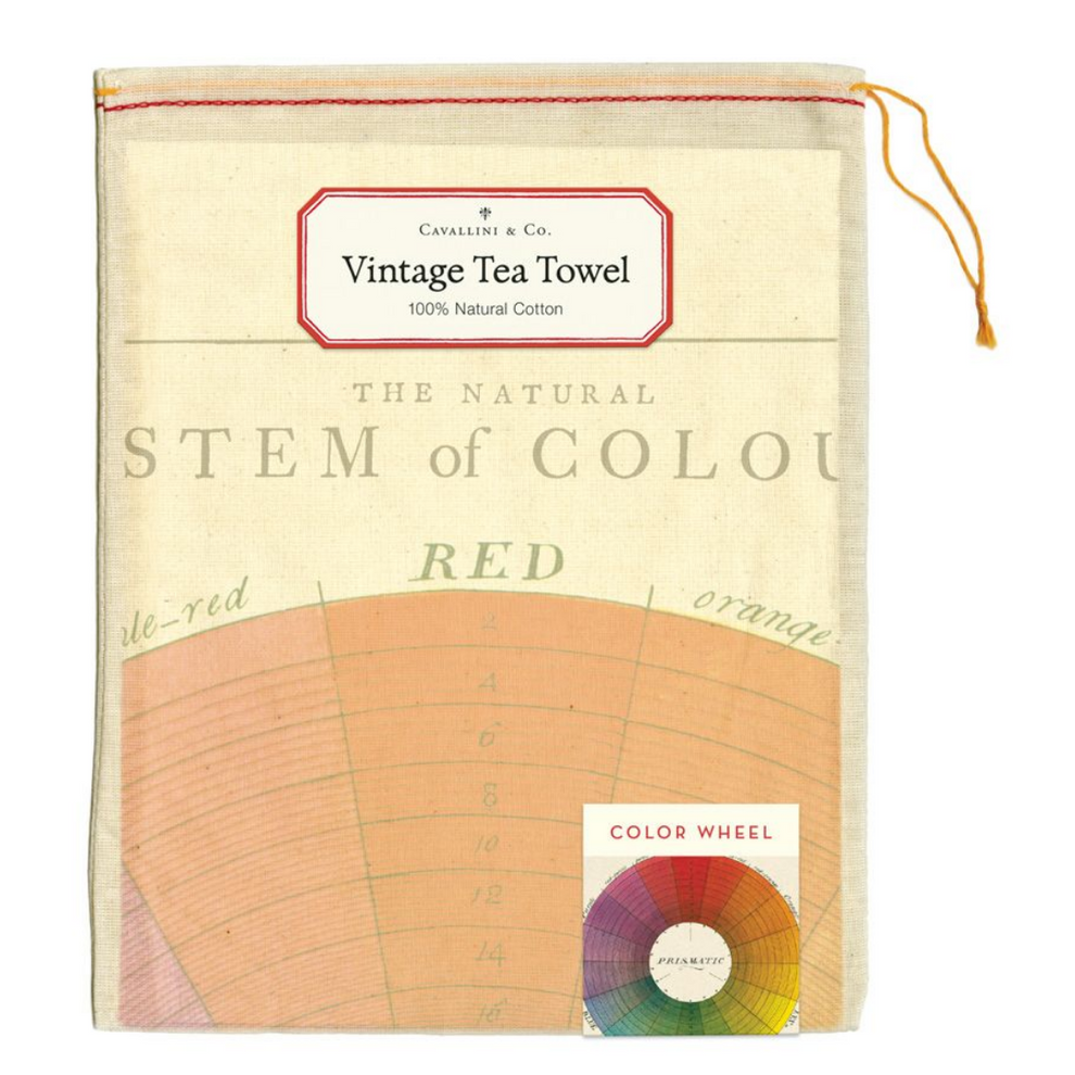 Cavallini & Co. Tea Towel Color Wheel Stocklist
