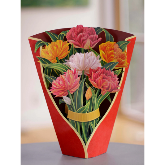 Murillo Tulips Fresh Cut Paper Card