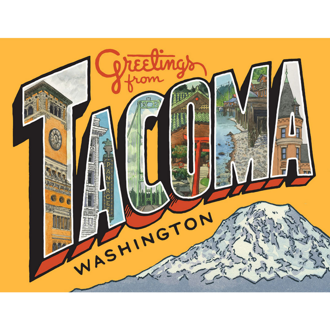 Greetings From Tacoma Card