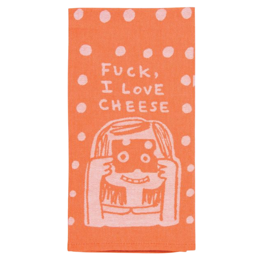 F*ck, I Love Cheese Dish Towel