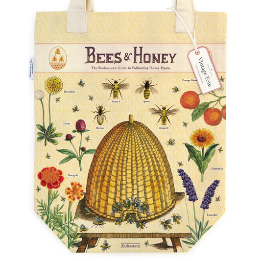 Cavallini & Co. Tote Bag - Bees & Honey