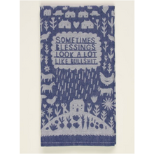 Load image into Gallery viewer, Bullshit Blessings Dish Towel
