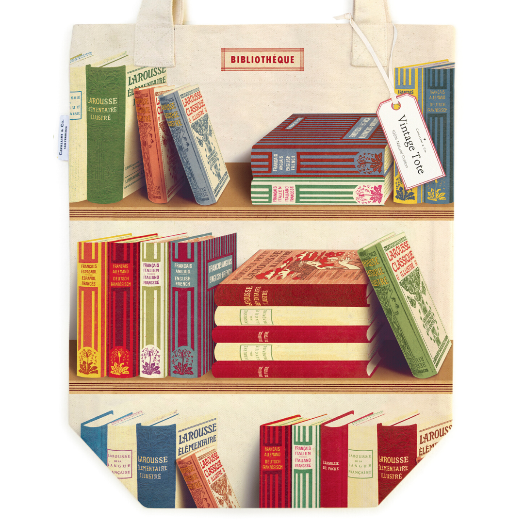 Cavallini & Co. Tote Bag - Library Books