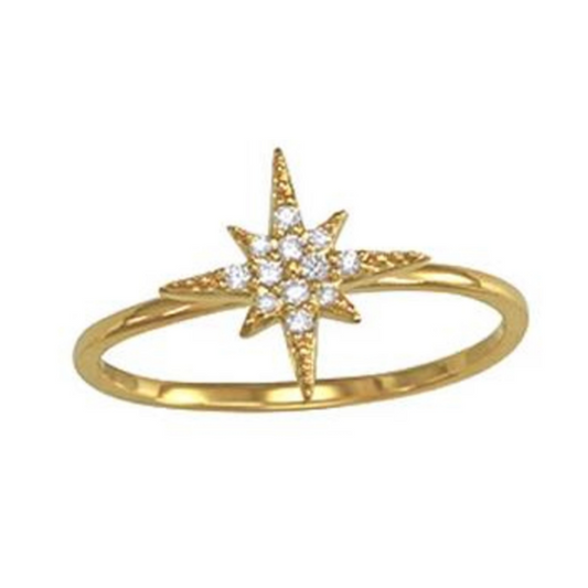 GF Pave Starburst Ring