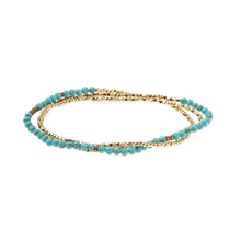 Load image into Gallery viewer, Delicate Stone Turquoise/Gold - Stone of the Sky
