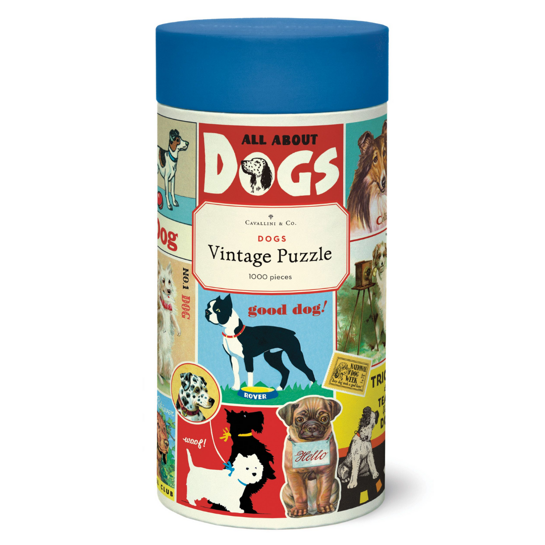 Cavallini & Co. 1000 Piece Puzzle - Dogs - Stocklist Goods