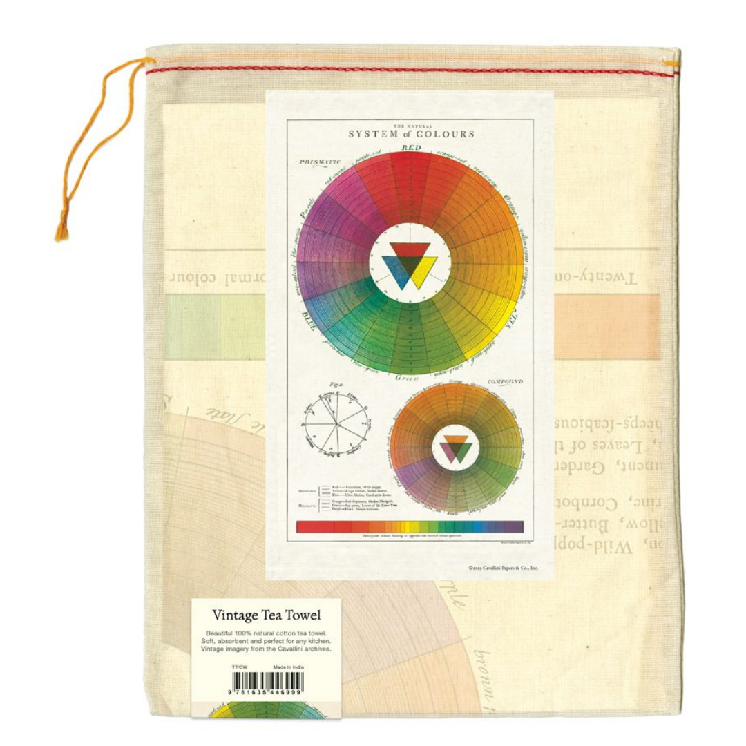 Cavallini & Co. Tea Towel - Color Wheel