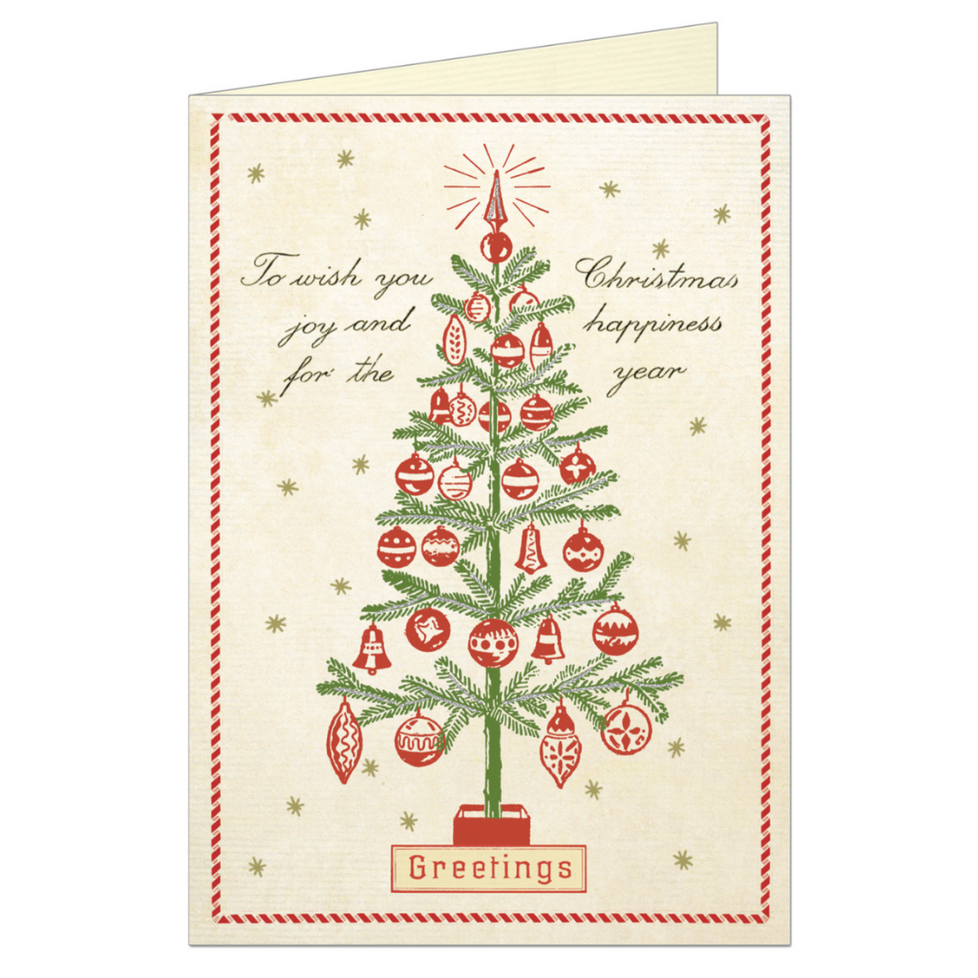 Cavallini & Co. Boxed Note Cards - Christmas Tree