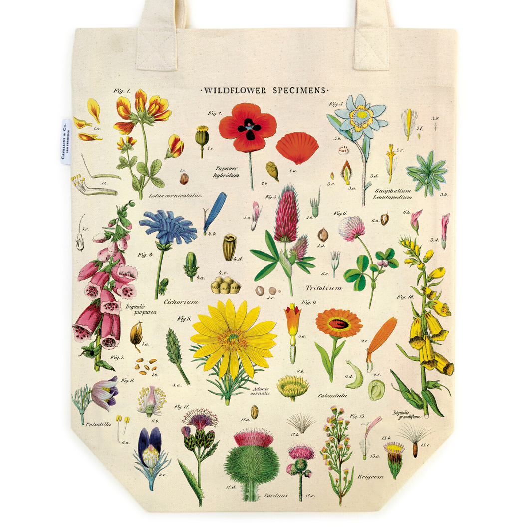 Cavallini & Co. Tote Bag - Wildflowers