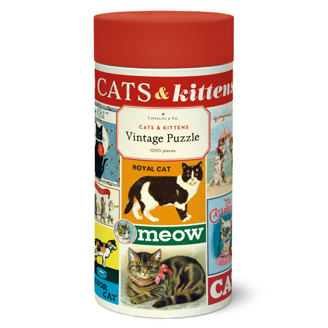 Cavallini & Co. 1000 Piece Puzzle - Cats & Kittens