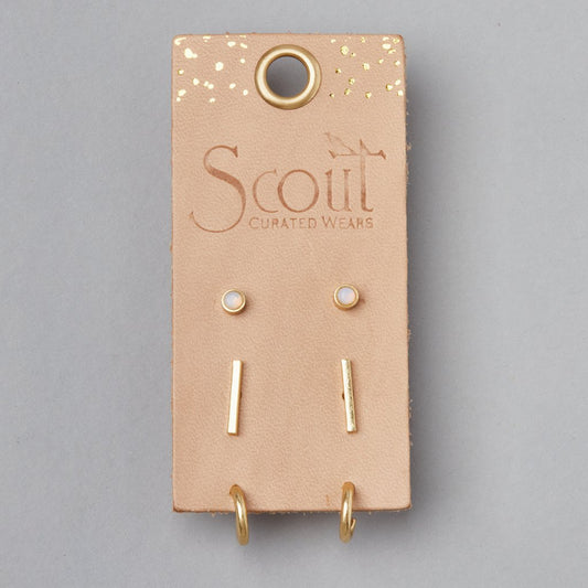 Scarlett Stud Trio - Gold