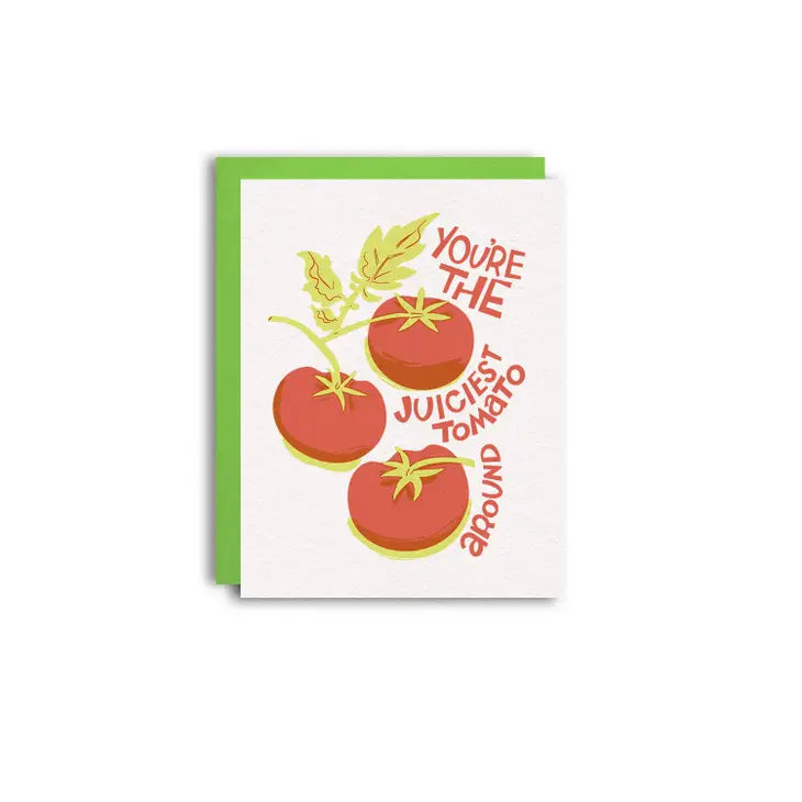 Juicy Tomato Greeting Card