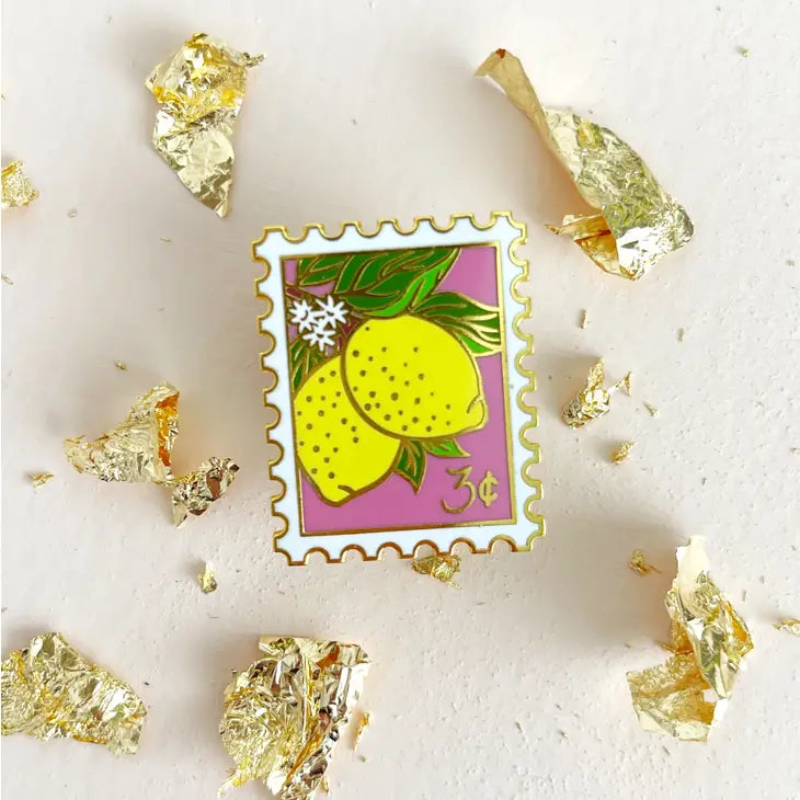 Cheery Lemons Enamel Pin