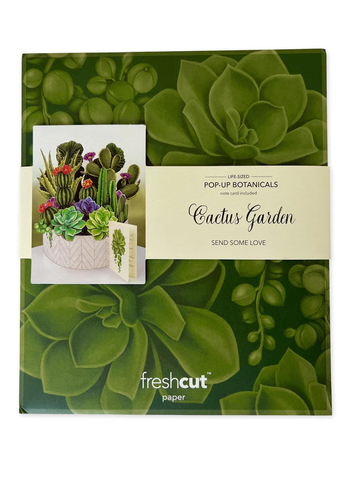 Cactus Garden FreshCut Paper Card
