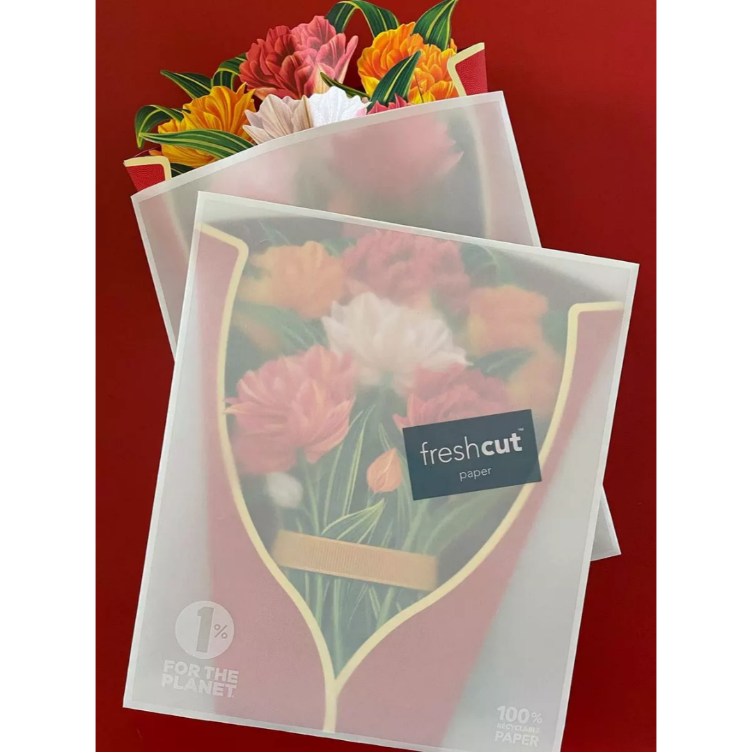 Murillo Tulips Fresh Cut Paper Card